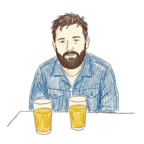 Retrato em giz de Diogo Seadon